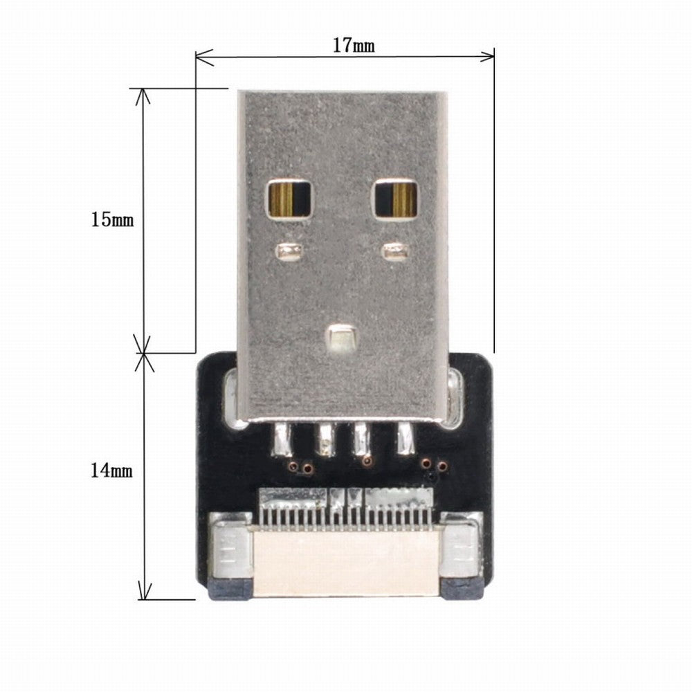 Chenyang CYFPVUSB USB2.0 Male Type-A Connector Socket for FPV HDTV Multicopter Aerial Photography CN-011-MA