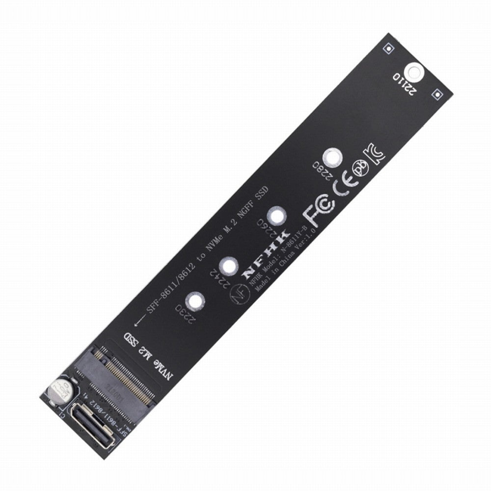 Chenyang Oculink SFF-8612 SFF-8611 to M.2 Kit NGFF M-Key to NVME PCIe SSD 2280 22110mm Adapter for Mainboard SF-046