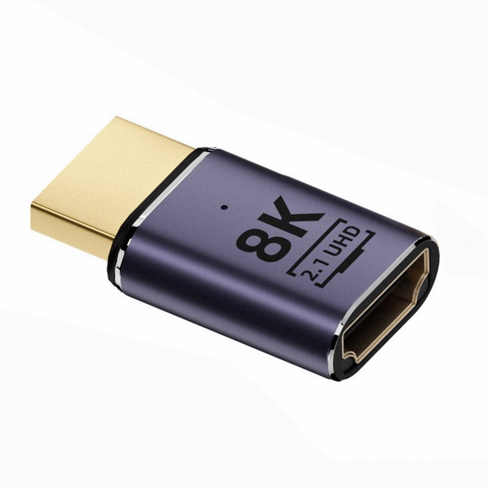 Chenyang HDMI Male to HDMI 2.1 Female UHD Extension Gold Converter Adapter Support 8K 60hz HDTV HD-011-A8K01