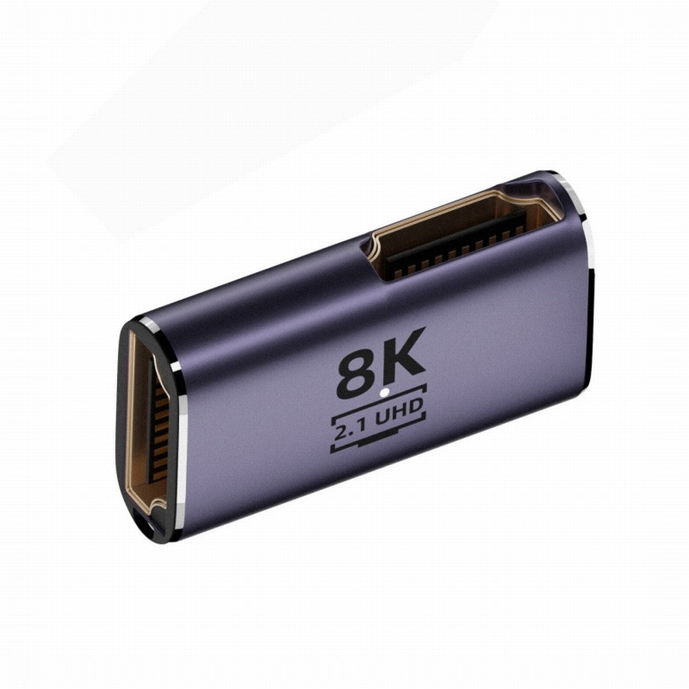 Chenyang HDMI Female to HDMI 2.1 Female 90 Degree Angled UHD Extension Gold Converter Adapter Support 8K 60hz HDTV HD-011-A8K13