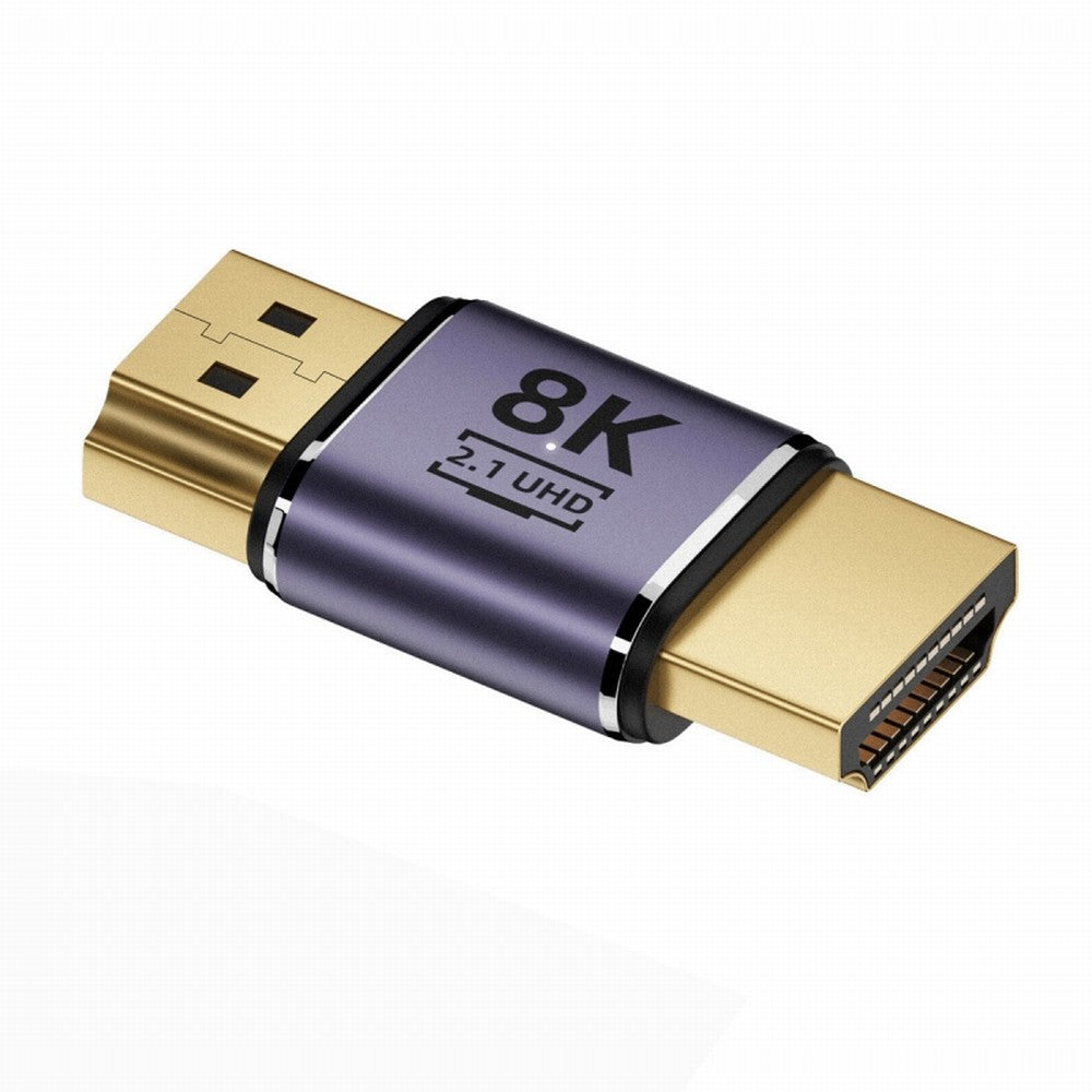 Chenyang HDMI Male to HDMI 2.1 Male UHD Extension Gold Converter Adapter Support 8K 60hz HDTV HD-011-A8K14