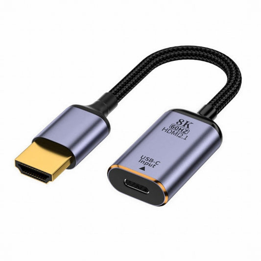 Chenyang USB-C Type C Female Source to HDMI Sink HDTV Cable 8K@60hz 4K@120hz for Tablet Phone Laptop UC-038-H8K