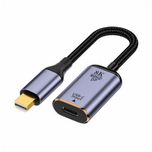 Chenyang USB-C Type C Female Source to Mini Displayport DP 1.4 Sink HDTV Cable 8K@60hz 4K@120hz for Tablet Phone Laptop UC-038-M8K