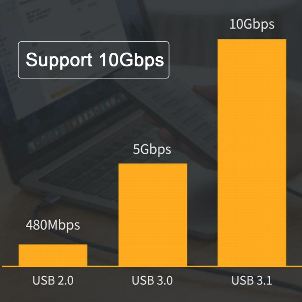 Chenyang 90 Degree Up Down Angled Type-C USB-C Male to Male USB3.1 10Gbps 100W Data Cable for Laptop Phone CC-UC-064-UP