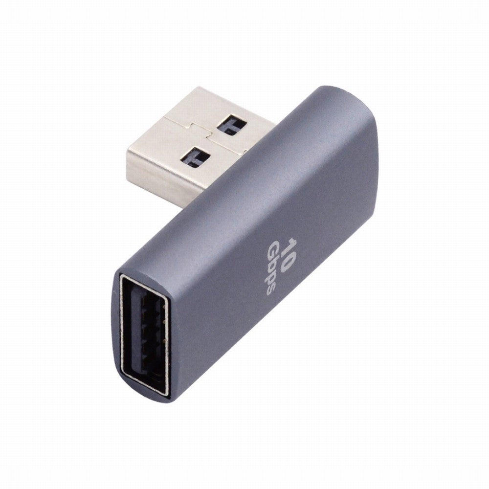 Chenyang 10Gbps USB3.0 Male to Female Extension Power Data Video Adapter Low Profile 90 Degree Right Angled Type U3-018-RI