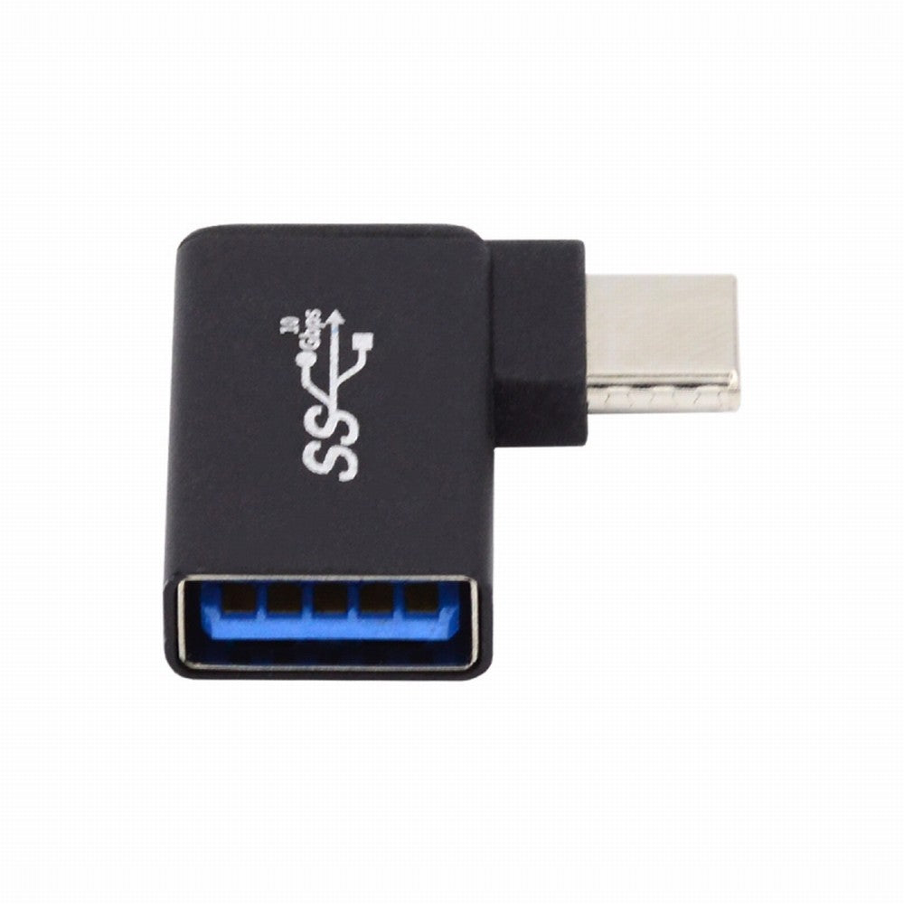 Chenyang USB-C Type-C to USB 3.0 Female OTG Adapter Right Angled 90 Degree for Laptop Cell Phone UC-035-RI