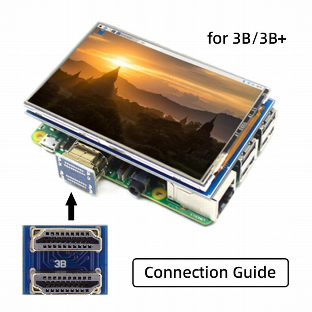 Chenyang 2pcs/set HDMI to Micro HDMI Type A to Type-D Male Connector Socket for Raspberry PI 3B/3B+/4B Opposite U Shape Back Angled CN-006