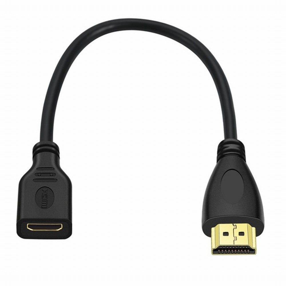 Chenyang 15cm Mini HDMI Type-C Socket Female to HDMI Type-A Male Adapter Extension Cable for Camera HDTV 4K 1080P HD-014-AMCF