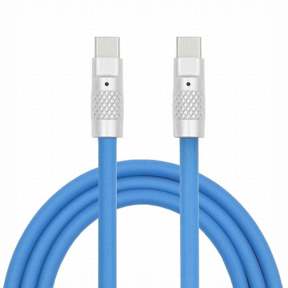 Chenyang USB-C Type C to USB-C Liquid Silicone Ultra Soft 120W Power USB2.0 Data Cable Fast Charge for Laptop Tablet Phone CC-UC-003