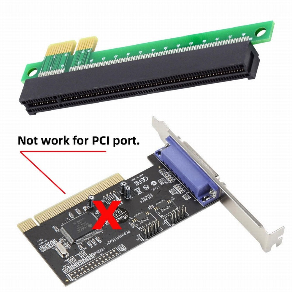 Chenyang PCI-E Express 1x to 16x Extender Converter Riser Card Adapter Male to Female Extension for Graphics Card EP-011