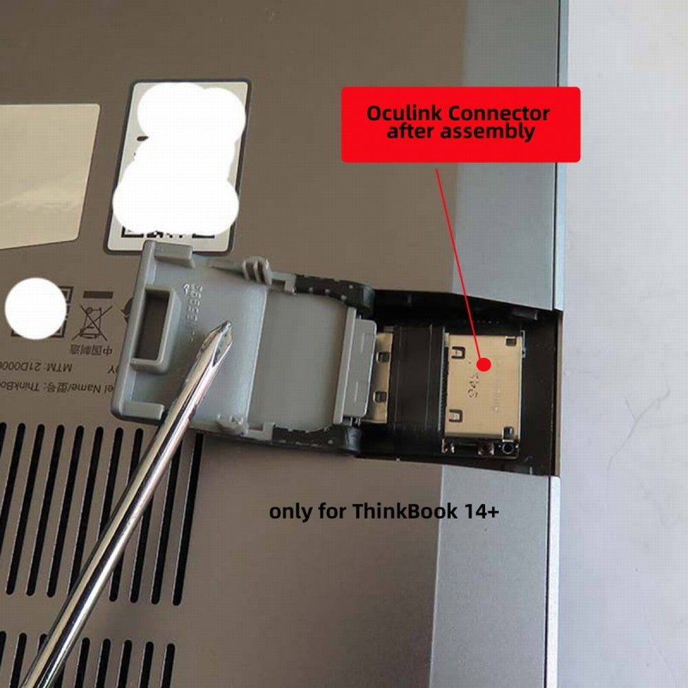 Chenyang PCI-E 4.0 M.2 M-key to Oculink SFF-8612 SFF-8611 Host Adapter for ThinkBook 14+ External Graphics Card & SSD SF-065-OD