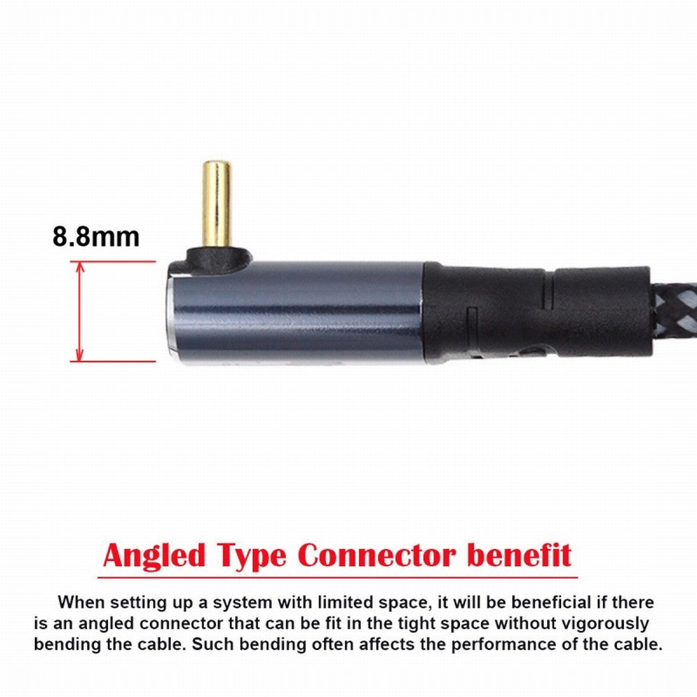 Chenyang USB-C 240W Type-C Cable 480Mbps 48V 5A Up Down Angled 90 Degree Compatible with USB2.0 100W Charging for Laptop Tablet Phone CC-UC-132-UP