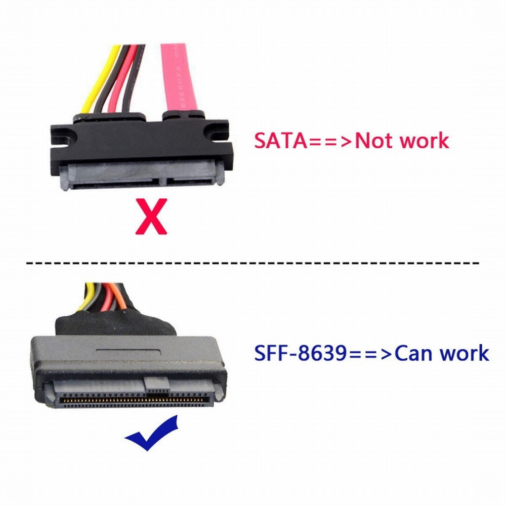 Chenyang PCI-E 4.0 X4 Lane to U.3 U3 Kit SFF-8639 Host Adapter for Motherboard PM1735 NVMe PCIe SSD SA-083