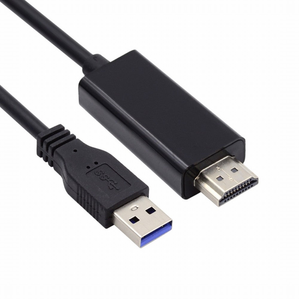 Chenyang USB3.0 Male to HDMI Male Cable USB 3.0 Source HDMI Sink Converter For Desktop Laptop PC Adapter 1.8m 1080P Projector Video Monitor Cable U3-024