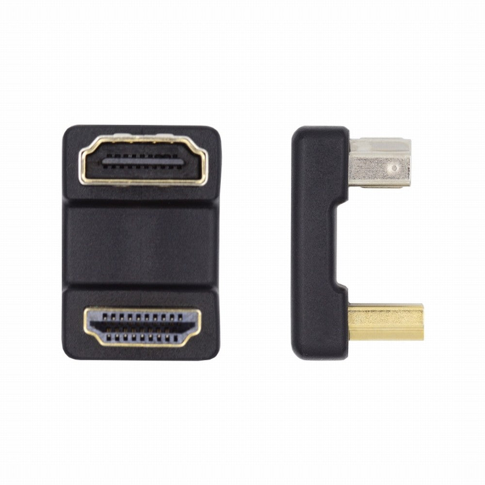 Chenyang Standard HDMI 1.4 Male Type-A to HDMI Female Port Savers 360 Degree Up Opposite U Shape Back Angled Extension Adapter Converter HD-019-UP