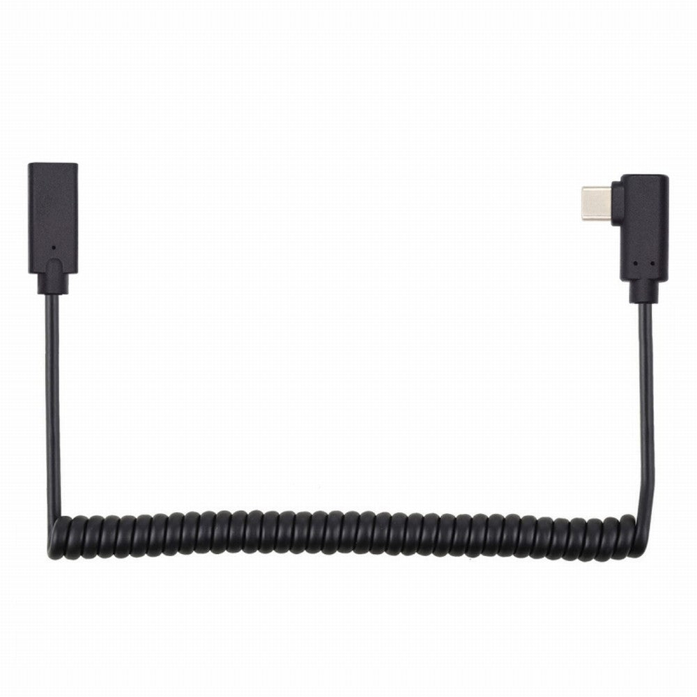 Chenyang Stretch Coiled USB-C Keyboard Mouse Cable for Gaming Keyboard Type-C Male to Female Extension Cable Power & Data UC-133-CMCF