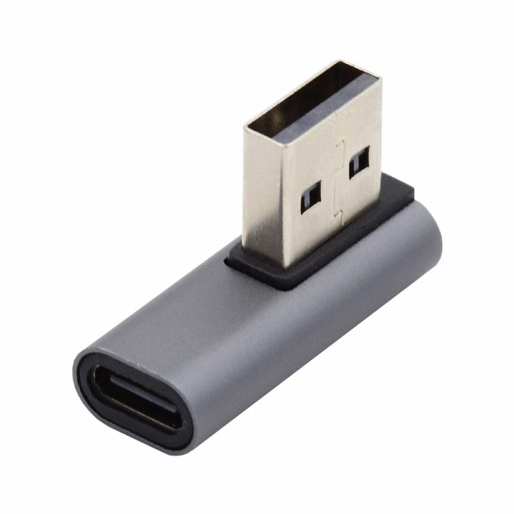 Chenyang USB-C Type C Female Low Profile 90 Degree Right Angled to USB 3.0 A Male Data Adapter for Laptop Desktop UC-067-RI