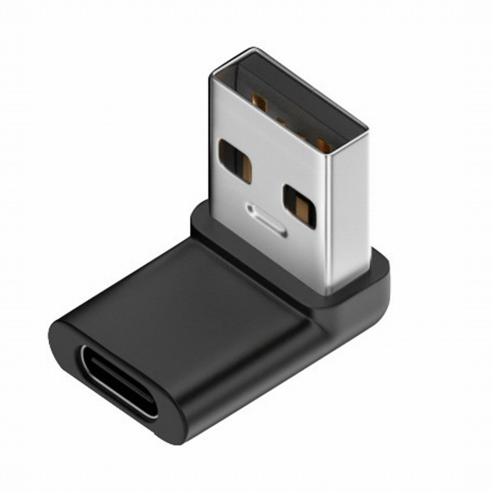 Chenyang USB-C Type C Female 90 Degree Up Angled to USB 3.0 A Male Data Adapter for Laptop Desktop UC-067-UP