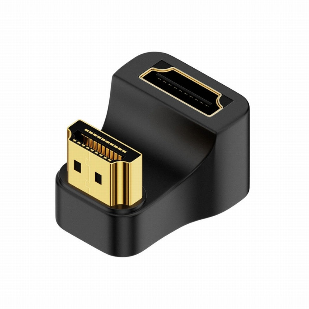 Chenyang HDMI Male Type-A to HDMI Female Port Savers 360 Degree Up Opposite U Shape Back Angled Extension Adapter Converter HD-024-UP