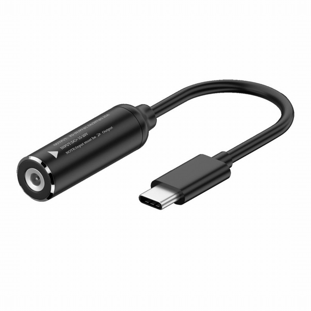 Chenyang DC Jack 4.8x1.7mm Input to USB-C Type-C Power Plug Charge Cable for Laptop Phone PD9V 5V 20V UC-149-4817MM