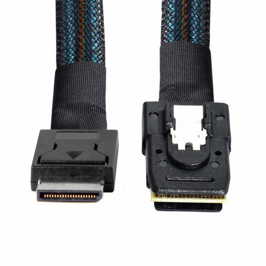 Chenyang Oculink PCIe PCI-Express SFF-8611 4i to SFF-8087 36Pin PCIE Slimline SSD Data Active Cable 50cm SF-071