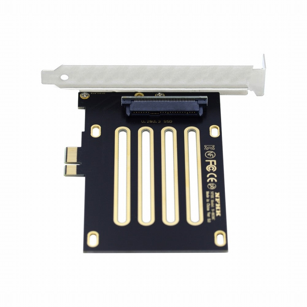 Chenyang PCI-E 4.0 X1 Lane to U.2 U.3 Kit SFF-8639 Host Adapter for Motherboard PM1735 NVMe PCIe SSD SA-093