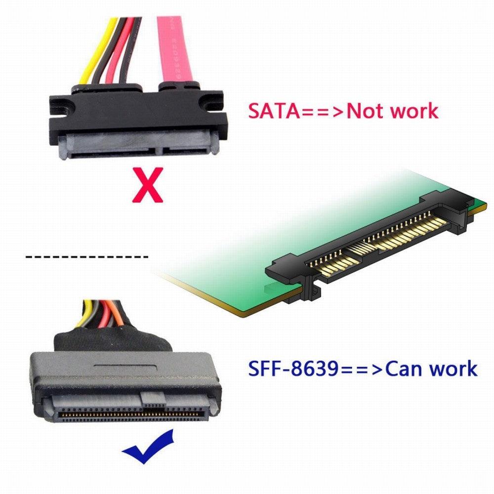 Chenyang PCI-E 4.0 X1 Lane to U.2 U.3 Kit SFF-8639 Host Adapter for Motherboard PM1735 NVMe PCIe SSD SA-093