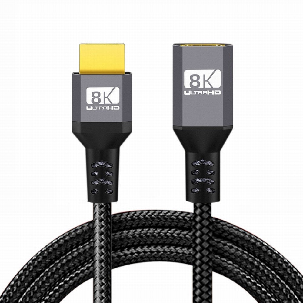 Chenyang HDMI 2.1 UHD 8K Extension Cable Male to Female Ultra-HD 8K 60hz 4K 120hz Cable 48Gbs with Audio 3D HDMI Cord CC-HD-017