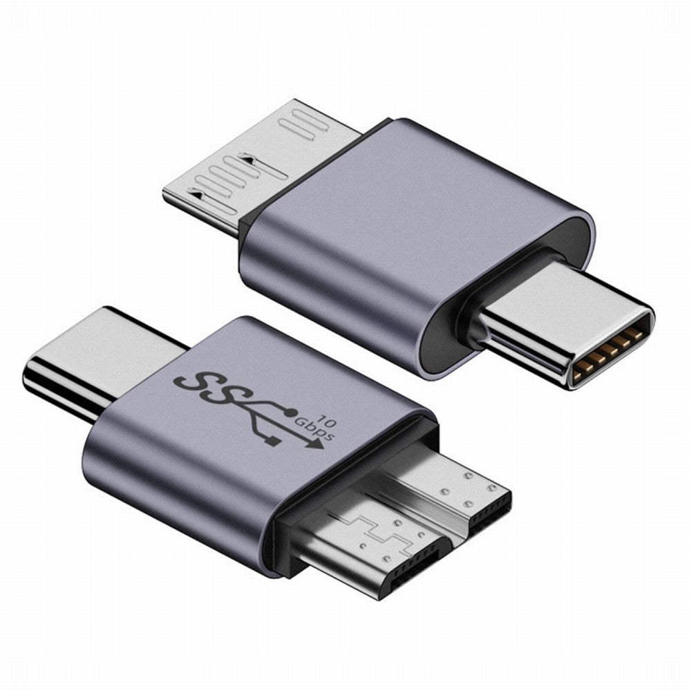 Chenyang USB-C USB 3.1 Type C Male to Micro USB 3.0 Male Data Adapter 10Gbps Data Power for Laptop SSD Disk UC-082-MMCM