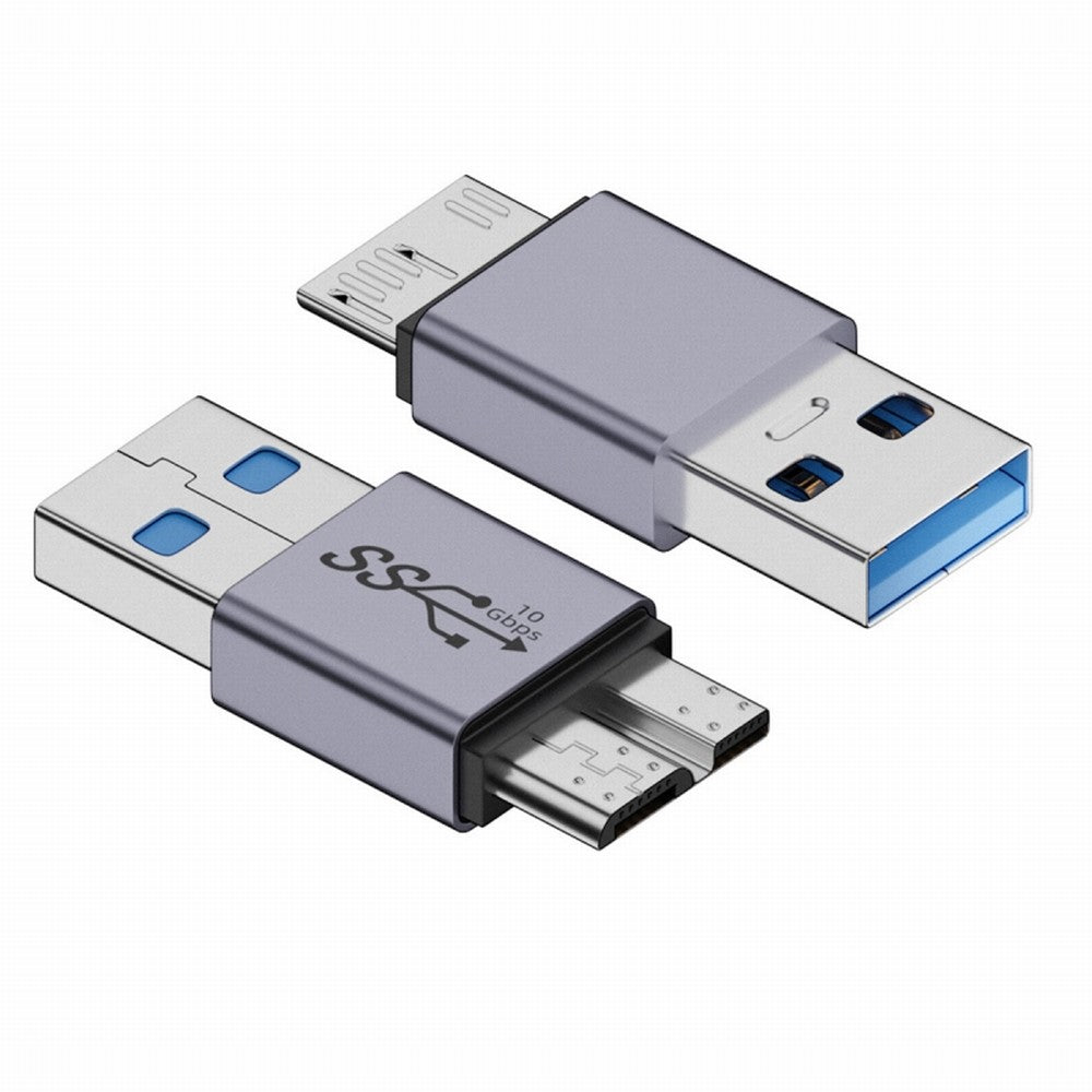 Chenyang USB-C USB 3.1 Type A Male to Micro USB 3.0 Male Data Adapter 10Gbps Data Power for Laptop SSD Disk UC-082-MMAM