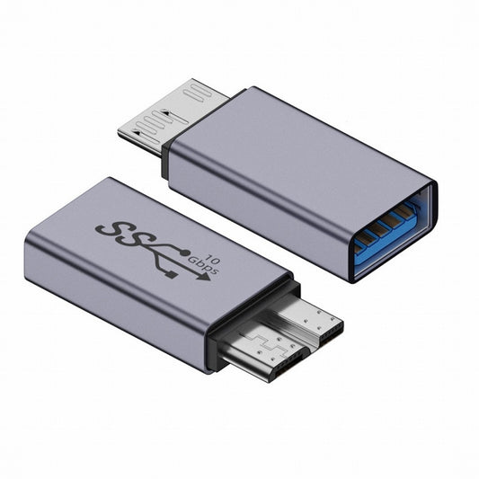 Chenyang USB-C USB 3.1 Type A Female to Micro USB 3.0 Male Data Adapter 10Gbps Data Power for Laptop SSD Disk UC-082-MMAF