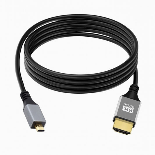 Chenyang Micro HDMI 2.1 Ultra Thin HDTV Cable 8K 4K Hyper Super Flexible Slim Cord Type-A to Type-D for Camera HDTV CC-HD-032