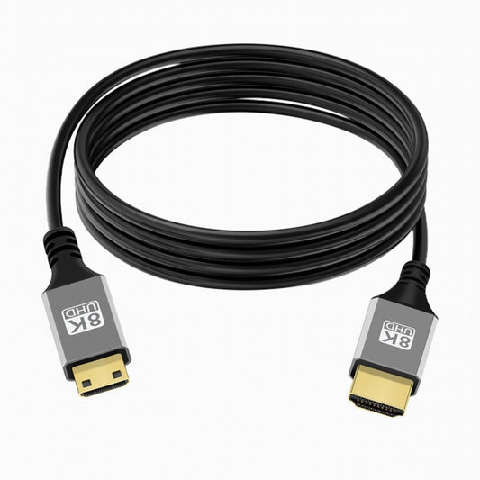 Chenyang Mini HDMI 2.1 Ultra Thin HDTV Cable 8K 4K Hyper Super Flexible Slim Cord Type-A to Type-C for Camera HDTV CC-HD-039