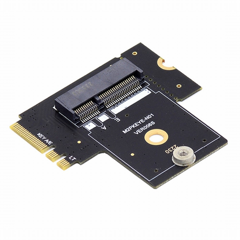 Chenyang NGFF Key A+E PCI Express Male to Female Right Angled 90 Degree Low Profile Adapter Extension Card Riser SA-062