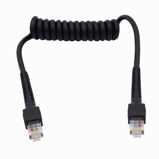 Chenyang RJ45 Cat6 8P8C UTP Male to Male Stretch Coiled Cable Lan Ethernet Network Patch Cord 100cm UT-019