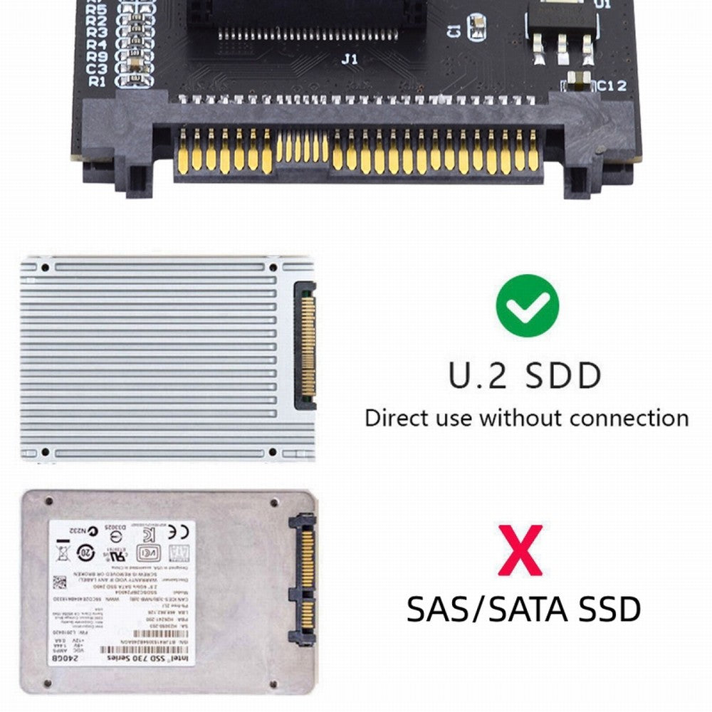 Chenyang U.2 SFF-8639 Host Adapter to NVMe Ruler 1U GEN-Z EDSFF 1C 4X Short SSD P4511 E1.S Carrier Adapter SF-072-1C