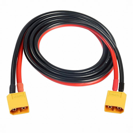 Chenyang XT60 Male to Male 12AWG Extension Cable Connector for RC Battery Portable Power Station Solar Panel PW-052-MM