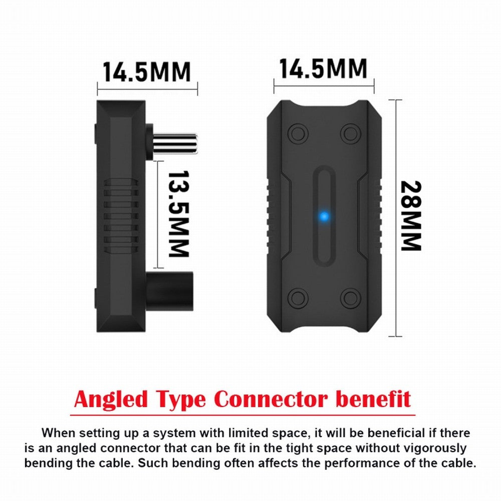 Chenyang 20Gbps USB3.1 Type C Male to Female Power Data Video Adapter Opposite U Shape Back Angled Compatible with ROG Ally Steam Deck Phone NS Switch UC-068-OU