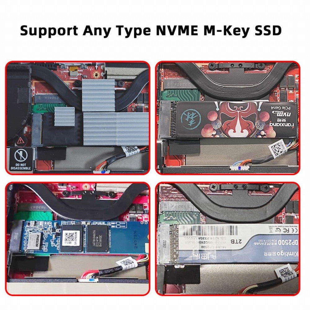 Chenyang NVME M-Key 22x30mm to 22x80mm Angled Extension SSD Upgrade Adapter Compatible with ROG Ally Gaming EP-022-2280MM