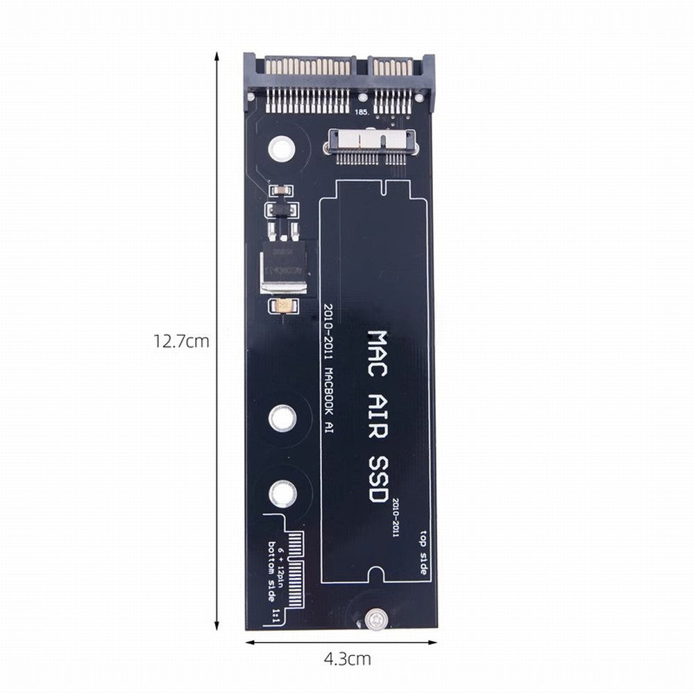 Chenyang USB 3.0 to 12+6pin SSD HDD to SATA 22Pin Hard Disk Cartridge Drive for Apple 2010 2011 Macbook Air A1369 A1370 SSD U3-067+SA-071