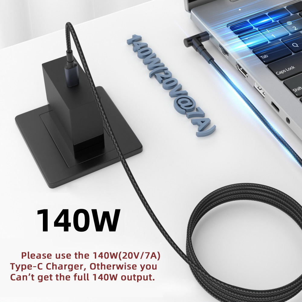 Chenyang Type C USB-C Input to 20V DC 5.5*2.5mm Output Power 100W 135W 140W 65W PD Charge Cable for Laptop UC-065-5525MM