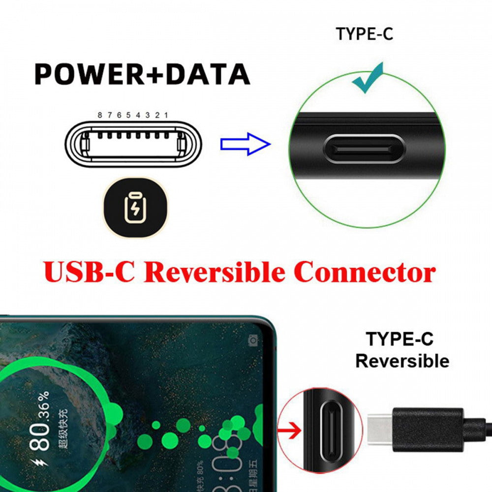 Chenyang USB-C Type C Male to 8P Female 27W Power 480Mbps Data Adapter Up Down Angled Compatible with iPhone 15 & Android & Tablet U2-058-LT018