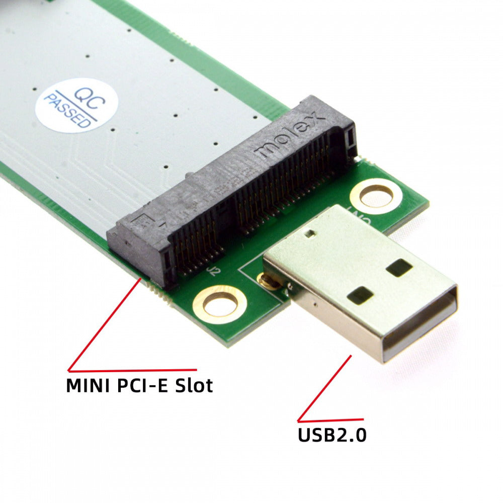 Chenyang Mini PCI-E Wireless WWAN to USB Adapter Card with SIM Card Slot Module Testing Tools EP-042