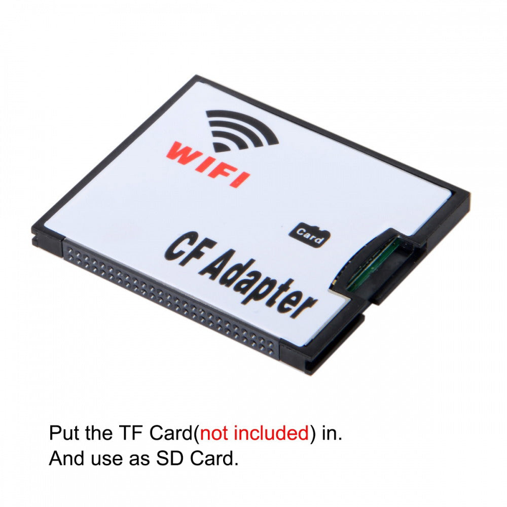 Chenyang WIFI Adapter Memory Card TF Micro SD to CF Compact Flash Card Kit for Digital Camera EP-032