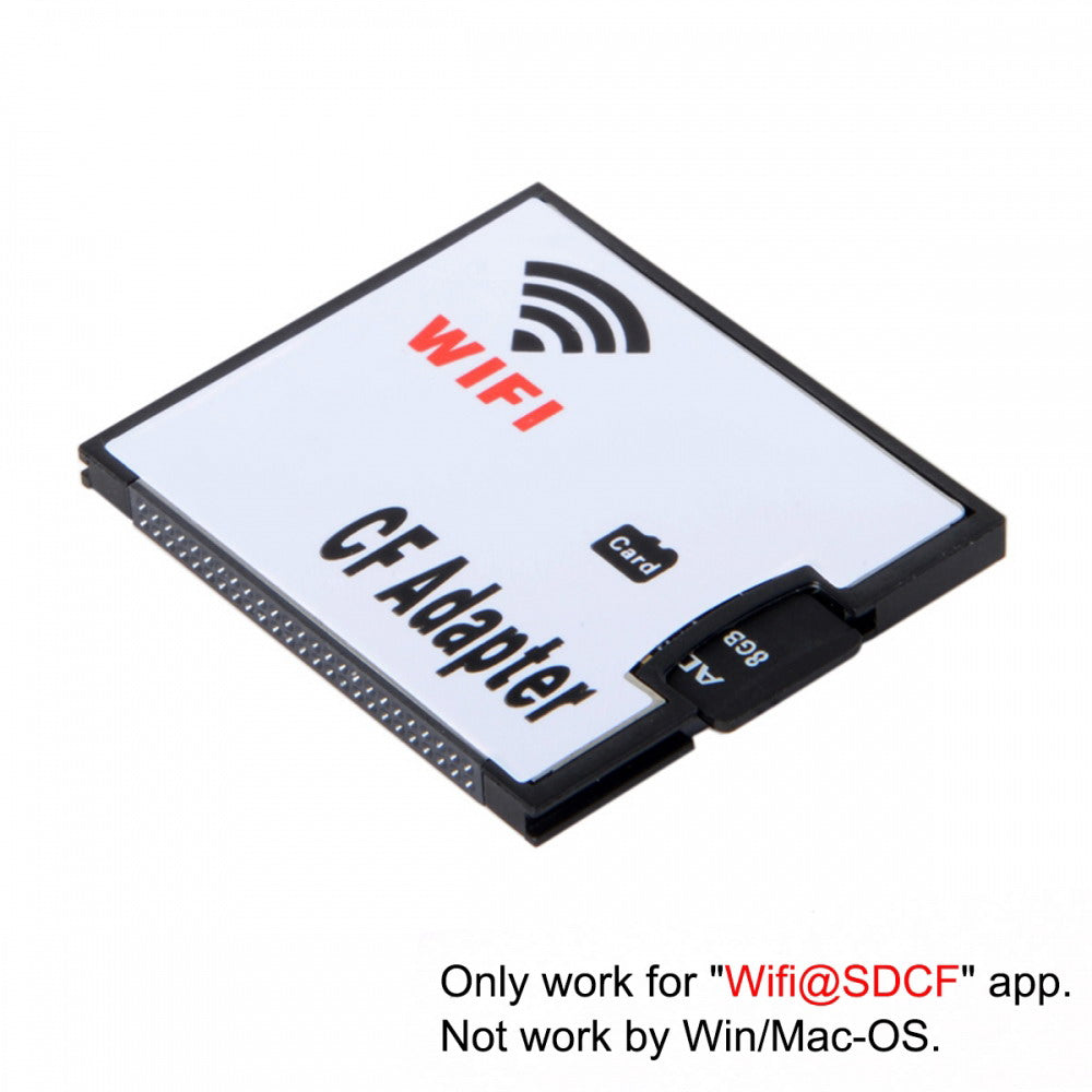 Chenyang WIFI Adapter Memory Card TF Micro SD to CF Compact Flash Card Kit for Digital Camera EP-032