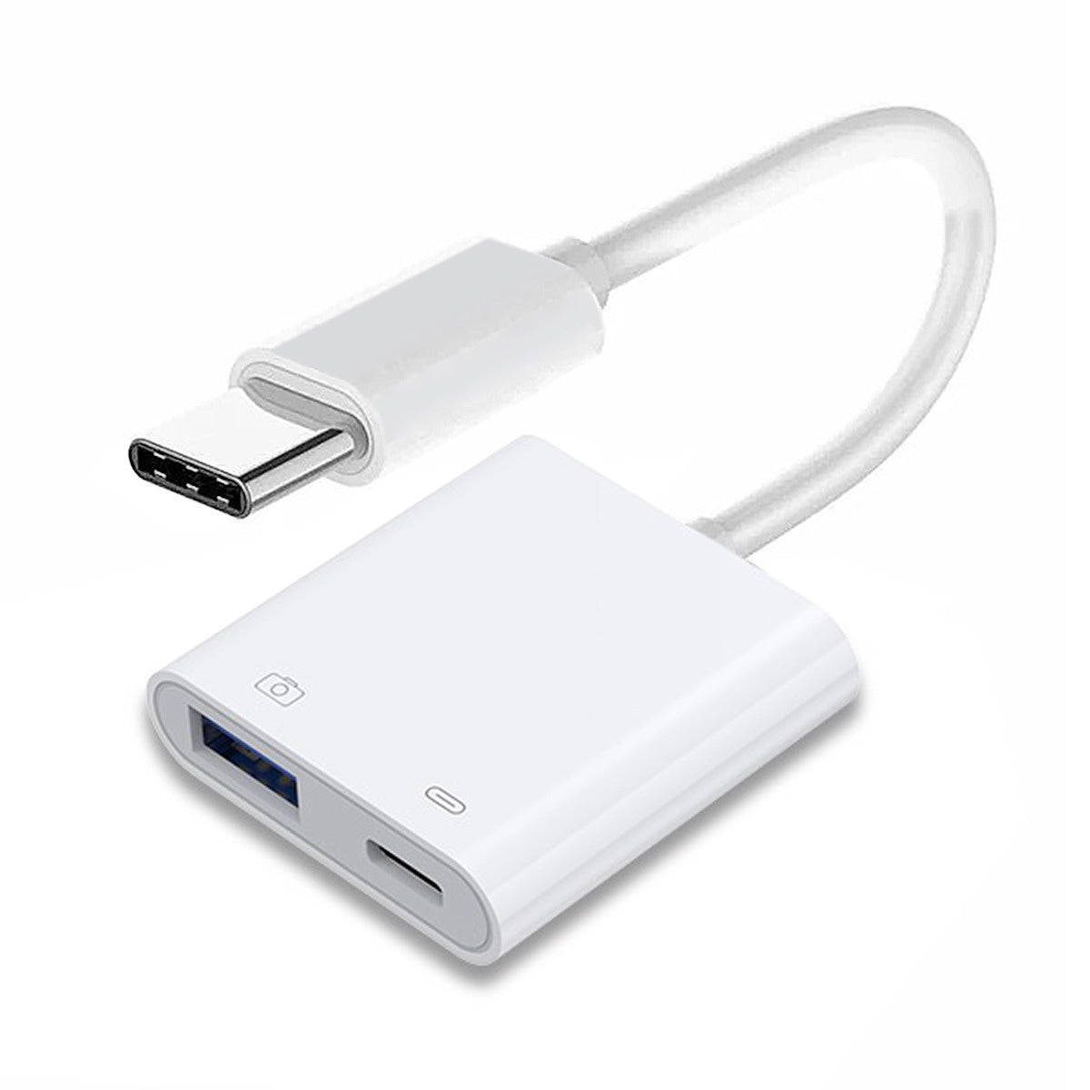 Chenyang Type C USB-C to Standard Type-A USB3.0 Female with PD Power Charge Adapter Compatible with Macbook Laptop Tablet Phone UC-155-TC002