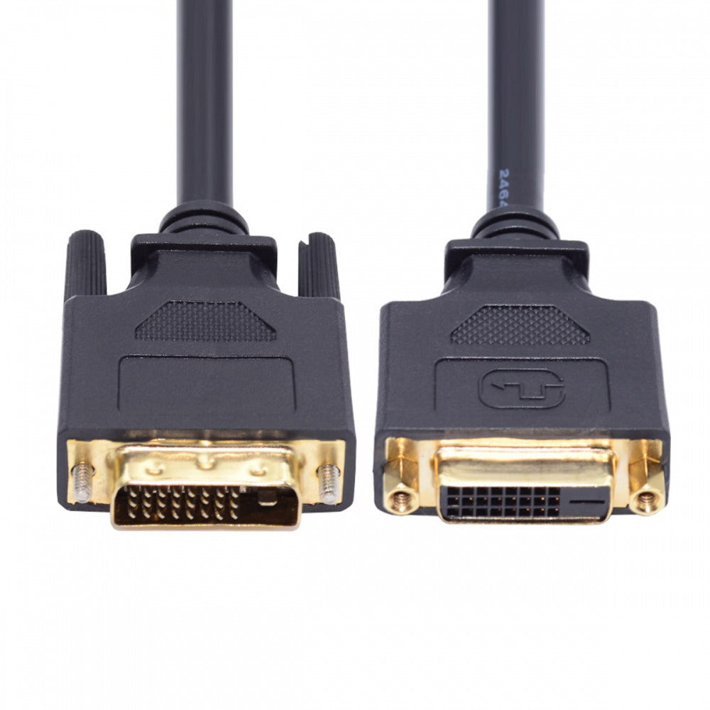 Chenyang DVI 24+1 Male to Female Extension Cable DVI-D Dual Link Digital Video for Monitor Graphics Card 50cm DB-005