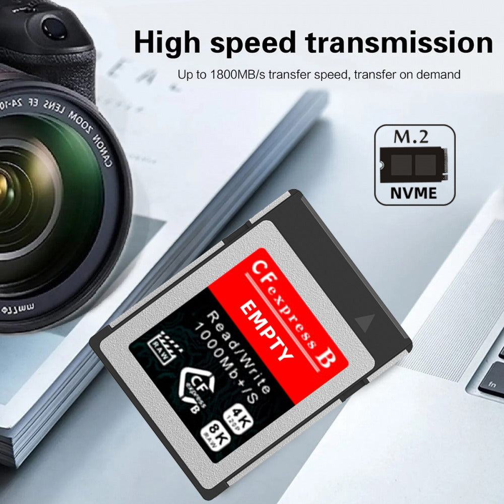 Chenyang CFexpress Type-B to NVME 2230 Memory Card Kit Case CFE CFB NGFF M-key Adapter Compatible with XS Camera 8K RAW PCIe Expansion SA-046-CFB