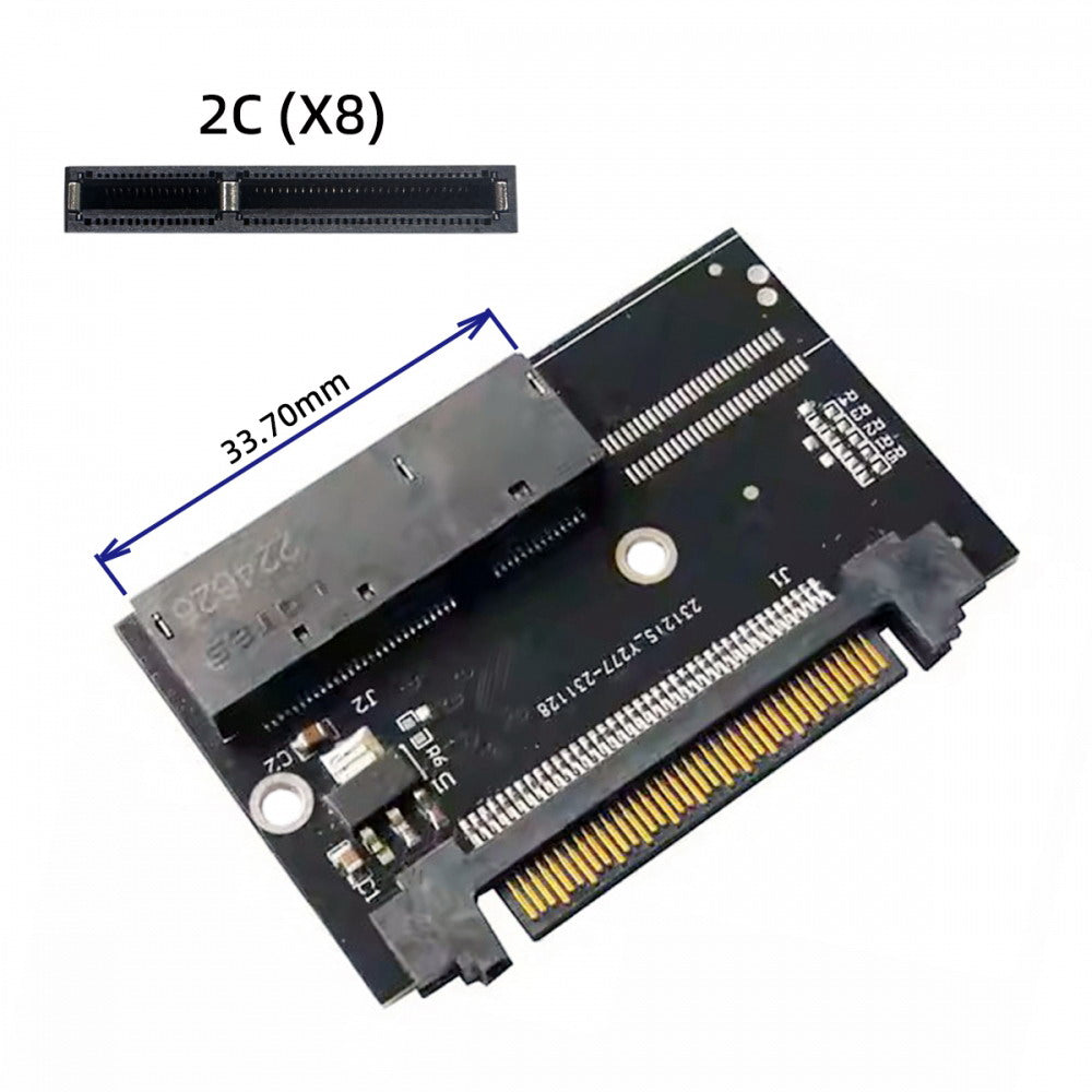 Chenyang U.2 SFF-8639 Host Adapter to NVMe Ruler 1U GEN-Z EDSFF 2C 8X Short SSD PM983 E1.L Carrier Adapter SF-072-2C