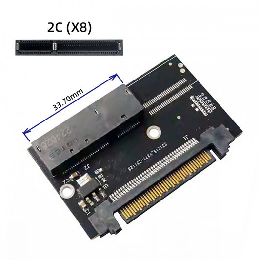 Chenyang U.2 SFF-8639 Host Adapter to NVMe Ruler 1U GEN-Z EDSFF 2C 8X Short SSD PM983 E1.L Carrier Adapter SF-072-2C